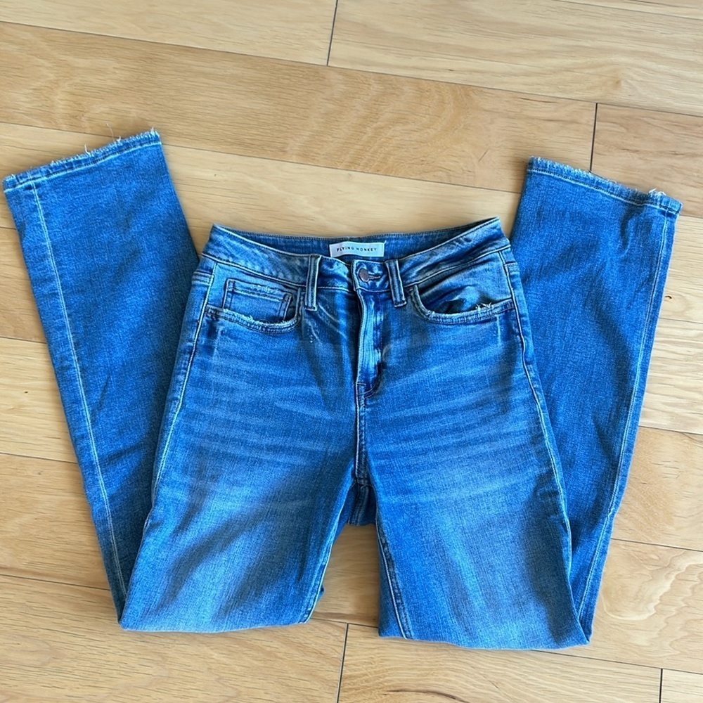 Flying Monkey high waisted straight jeans